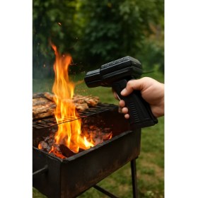 Resim MCM Group Şarjlı Mini Turbo Jet Şiddetli Fan Vantilatör Yüksek Hızlı Fanı Güçlü Hava Üfleyici Araç Süpürgesi 