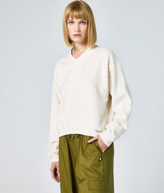 Resim Champion Eco Future Crewneck Croptop Sweatshirt 