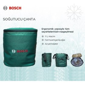 Resim Bosch 11 Lt Katlanır Termos Soğutucu Çanta Yeşil 