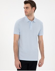 Resim Pierre Cardin Erkek Açık Mavi Tişört Basic 50302561-vr003 Açik Mavi 