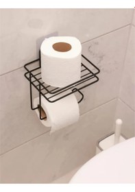Resim River World Tuvalet Kağıdı İçin Tutma Aparatı Metal Yapışkanlı Çok Renkli 