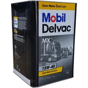 Resim Mobil Delvac MX 15W-40 Teneke 18 Litre Motor Yağı ( Üretim Yılı: 2023 ) 