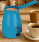 Resim AWOX Caffeen Türk Kahvesi Makinesi Elektrikli Cezve Mavi 