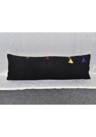 Resim Zehra Abla Halı Yeni El Dokuma Dekoratif Lumbar Kilim Kırlent Yastık Kılıfı 6694 Çok Renkli 