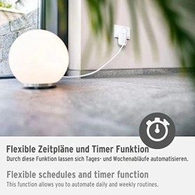 Resim Wifi Özellikli Zaman Ayarlı Ses Kontrollü Akıllı Priz, Standart 