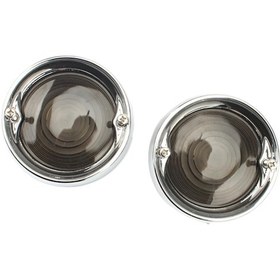 Resim Suntekstore Magideal 2 Adet Dönüş Sinyali Işık Lens Kapakları Harley Touring Tour Glides Siyah 