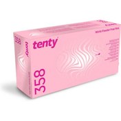 Resim 358 Nitril Pudrasız Eldiven M Beden Pembe 100'lü 10 Paket 