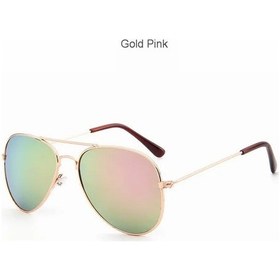 Resim Curtain Klasik Havacılık Pilot Güneş Gözlüğü - Erkek Ve Kız Çocuklar İçin Renkli Aynalı Modelmaviother51 Gri 