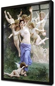 Resim William Adolphe Bouguerea Çerçeveli Cam Tablo 20x30 cm CB02540 