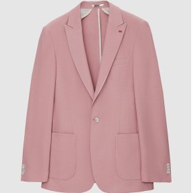 Resim Twn Slim Fit Gül Kurusu Armürlü Uçan Blazer Kumaş Ceket 4ef04zb024092 Gül Kurusu 