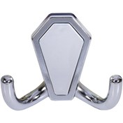 Resim Badem10 Villa Vestiyer Duvar Askısı Dolap Elbise Askılığı Krom Metal Askı 