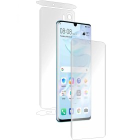 Resim Huawei P30 Lite İle Uyumlu Ön-Arka 360 Fullbody Darbe Emici Kaplama ve Hd Ekran Koruyucu 
