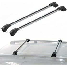 Resim Renault Duster 2024 Uyumlu Trs-1 Kilitli Sistem Ara Atkı Tavan Barı Gri 2 Adet 