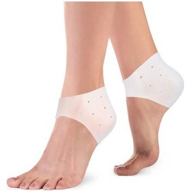 Resim Silikon Topuk Koruyucu Çorap - Topuk Çatlağı Gömleği 