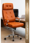Resim Enorm Nubuk Yönetici Koltuğu Makam Koltuğu Ofis Koltuğu Kahverengi 