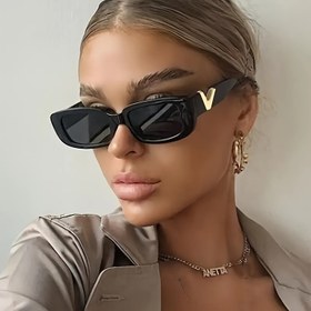 Resim 1 Adet Kadınlar İçin Şık Kedi Gözü Siyah Plastik Erkek Moda Gözlük, Parti ve Günlük Kullanım Dekorasyonu, Zarif Tasarım ve Her Yüz Tipine Uygun Hediye 