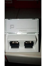 Resim 076504 Legrand 2Xrj45 45 Dereceli Cat6 Priz 
