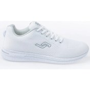 Resim Jump 24937 Beyaz Kadın Yürüyüş Koşu Spor Ayakkabı 