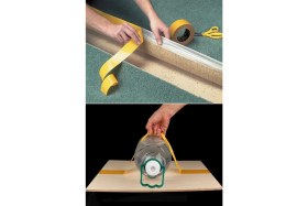 Resim Neler Geldi Neler Geniş 10 Metre*5 cm Çift Taraflı Bant Süper Güçlü Isıya Dayanıklı Bant Halı Kaydırmaz Çerçeve Bant 