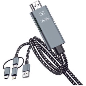 Resim MTK Moveteck 5in1 HDMI Kablosu Tak Çalıştır Dönüştürücü Adaptör 