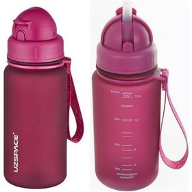 Resim Uzspace Matara Tritan Su Matarası 400Ml Kırmızı 