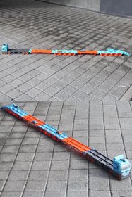 Resim Smartfox Sürat Pistli Tır - 2 Metre Yarış Pisti Özellikli 2 Araçlı Araç Taşıyıcı Oyuncak Tır 