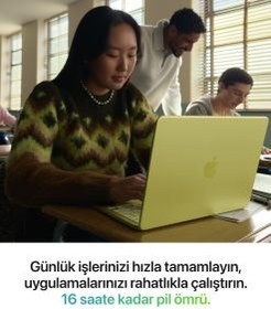 Resim MacBook Neo 13 inc A18 Pro 6CPU 5GPU 8GB 256GB Indigo MHFF4TU/A 