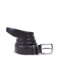 Resim Dagoster 3.5 CM Suni Deri Erkek Kemer Siyah DMK26-303 Siyah 