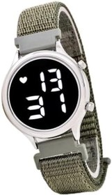 Resim Unisex Tuşlu Led Takvimli Silikon Çocuk Yetişkin Kol Saati Bileklik ST-304183 