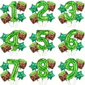 Resim 40-Inç Yeşil Piksel Madenci Folyo Balon Seti, Büyük Polyester Film Madencilik Temalı Sayı Balonları, Piksel Küp Video Oyunu Doğum Günü Partisi Süslemeleri 1-9, Temalı Etkinlik Aksesuarları, Piksel Tasarım, Dayanıklı Parti Dekoru, Temalı Etkinlik Süslemeleri, Temalı Etkinlik Planlayıcıları 