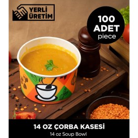 Resim Sepet Doldur 14 Oz Çorba Kasesi 100 Adet 