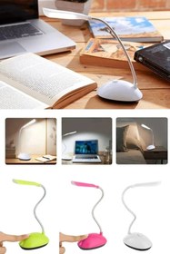 Resim Kastore Masa Lambası Spiral Led Kitap Okuma Işığı Pilli Model Led Lamba 