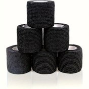 Resim 6 adet FlexiFit Nefes Alabilen Dokusuz Elastik Yapışkanlı Spor Bandı - Yüksek Esneklik, Saç Yapışmaz, Makas Yırtma Tasarımı Kolay Kullanım İçin - Parmak, Bilek, Ayak Bileği Desteği & Evcil Hayvan Bandajı İçin İdeal - Fitness & Antrenman İçin Mükemmel, Noel İçin En İyisi 