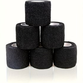 Resim 6 adet FlexiFit Nefes Alabilen Dokusuz Elastik Yapışkanlı Spor Bandı - Yüksek Esneklik, Saç Yapışmaz, Makas Yırtma Tasarımı Kolay Kullanım İçin - Parmak, Bilek, Ayak Bileği Desteği & Evcil Hayvan Bandajı İçin İdeal - Fitness & Antrenman İçin Mükemmel, Noel İçin En İyisi 