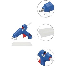 Resim Ev Ve Hobi İçin 60 W Silikon Tabancası 11 Mm Uyumlu 5 Adet Hediye Silikon 