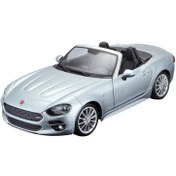 Resim Nessiworld Bburago 1:24 Fiat 124 Spider Model Araba 