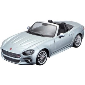 Resim Nessiworld Bburago 1:24 Fiat 124 Spider Model Araba 