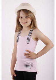Resim Toontoy Kids Toontoy Kız Çocuk Omuz Şerit Aksesuarlı Atlet Pembe 