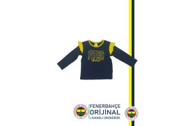 Resim Fenerbahçe Lisanslı Uzun Kol Lacivert Bebek Sweat 