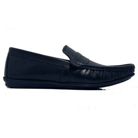 Resim Golden Shoes Siyah Hakiki Deri Günlük Erkek Loafer Ayakkabı Siyah 