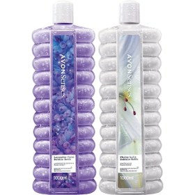 Resim Avon Lavanta Kokulu Banyo Köpüğü 1 L + Avon White Lily Zambak Kokulu Banyo Köpüğü 1 L 