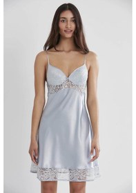 Resim Pierre Cardin 2li Balensiz Kaplı Gecelik Sabahlık 4075 Mist 001 