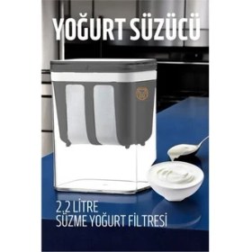 Resim MegaSepet Hsnet Yoğurt Süzücü Süzme Yoğurt Filtresi Yoğurt Süzgeci - ME001W-50PQP0 