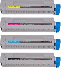 Resim Oki Mc853 Uyumlu Toner Takım 