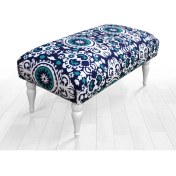 Resim Lorence Home Etnik Bench Puf 