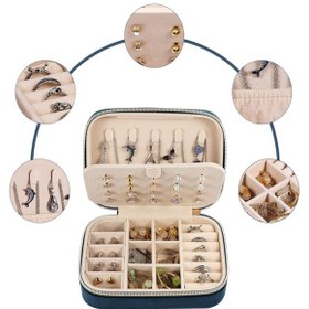 Resim Mdl1-kadife Lcvert Takı Kutusu Yeni Tasarım Fermuarlı Düzenleyici 