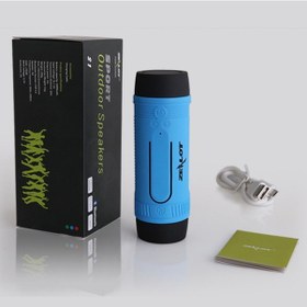 Resim Zealot S1 Dış Mekan Bt Hoparlörler Taşınabilir Ses Kutusu Ipx5 Su Geçirmez Led El Feneri Sos Mikrofonlu 