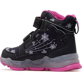 Resim Buckhead Snowy Kız Çocuk Waterproff Outdoor Işıklı Bot 25k Buck3034 Siyah Siyah 