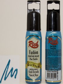 Resim Rich Boyutlu Boncuk Simli Boya 970 - Turkuaz 60 Cc 