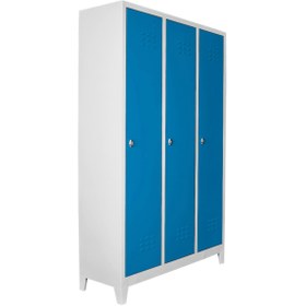 Resim JESSAN OFİS Ofis 3 Lü Eko Soyunma Dolabı Gri-mavi 